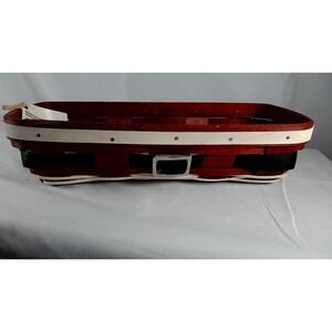 Longaberger Santa Belly Cracker Basket - NEW